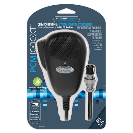 Powercomm CB Mic 4Pin w Noise Cancel Design 215-45002